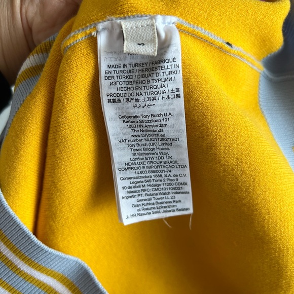 Tory Burch short sleeved sweatshirt top - Picture 4 of 4